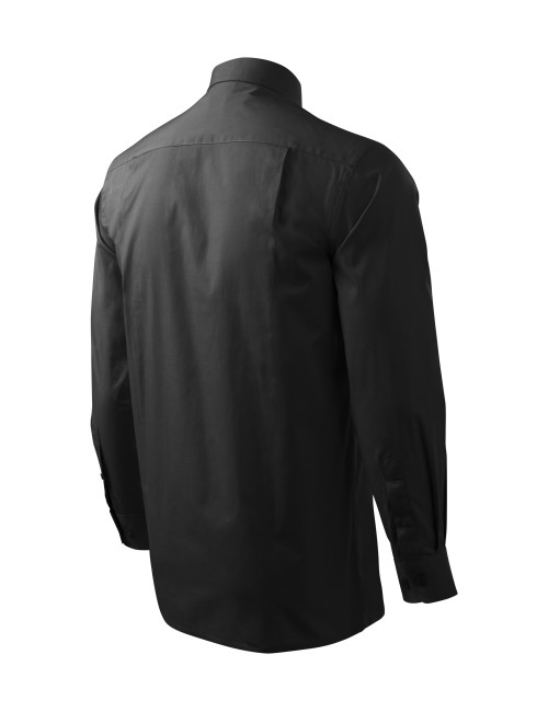 Herrenhemd Stil LS 209 schwarz Adler Malfini
