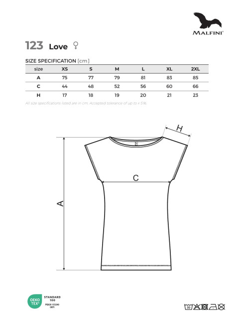 Damen T-Shirt/Kleid Love 123 Pink Adler Malfini