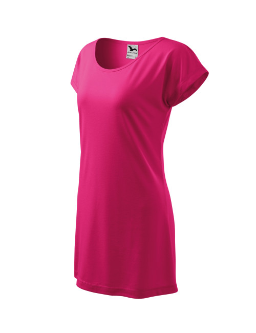 Damen T-Shirt/Kleid Love 123 Lila Rot Adler Malfini