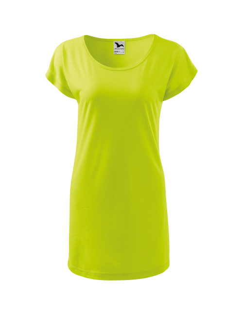 Women`s t-shirt/dress love 123 lime Adler Malfini