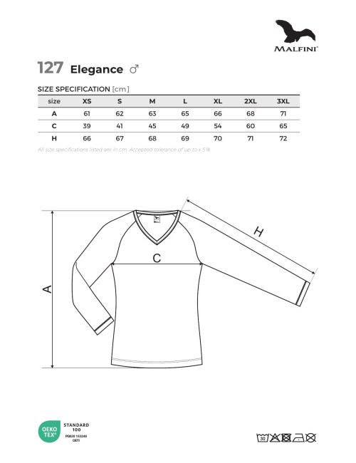 Damen T-Shirt Eleganz 127 Dunkelgrau Melange Adler Malfini