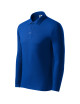 Adler MALFINI men`s polo shirt Pique Polo LS 221 cornflower blue embroidery logo