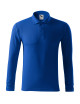 Adler MALFINI Herren Poloshirt Pique Polo LS 221 kornblumenblaues Sticklogo