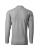 Adler MALFINI men`s polo shirt Pique Polo LS 221 dark gray embroidery