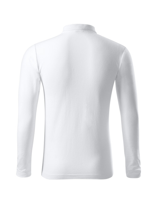 Koszulka polo męska Adler Pique Polo LS 221 biały - P&M