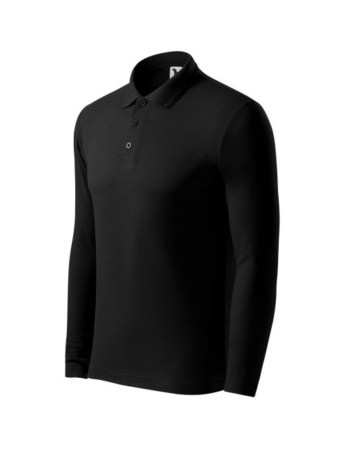 Koszulka polo męska pique polo ls 221 czarny Adler Malfini