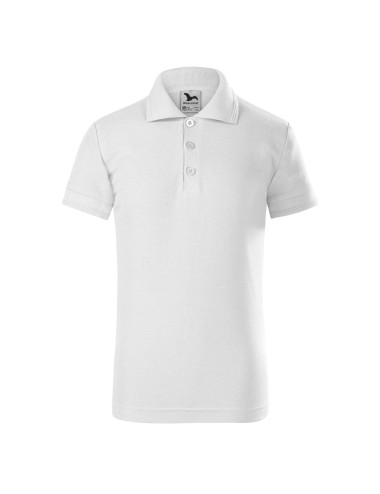 Kinderpolo Adler Malfini Pique Polo 222 Weiß