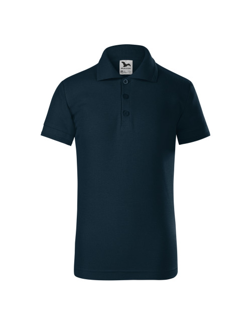 Kinder-Poloshirt Piqué Polo 222 Marineblau Adler Malfini