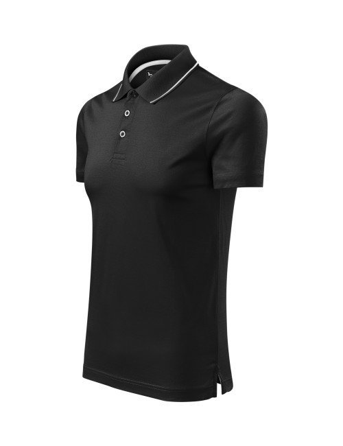Adler MALFINIPREMIUM Koszulka polo męska Grand 259 czarny haft logo
