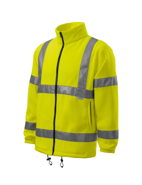 Unisex Rimeck HV Fleece Jacket Fluorescent Yellow