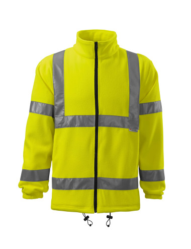 Unisex Rimeck HV Fleece Jacket Fluorescent Yellow