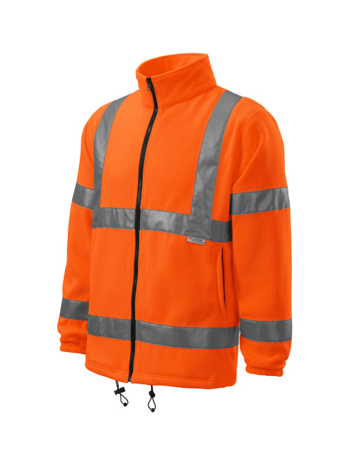 "Polar Unisex HV Fleecejacke 5v1, reflektierendes Orange, Malfini Rim