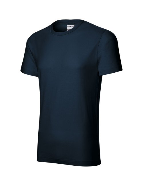 Adler RIMECK Men`s T-shirt Resist R01 navy blue clothing with logo embroidery