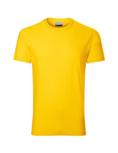 Adler RIMECK Herren T-Shirt Resist R01 gelb, personalisierte Logo-Stickerei