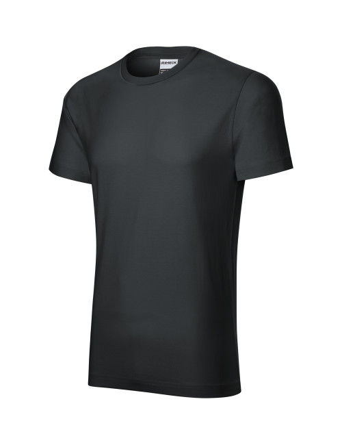 Adler RIMECK Herren T-Shirt Resist R01 Ebenholzgraue Kleidung für Logo-Stickerei