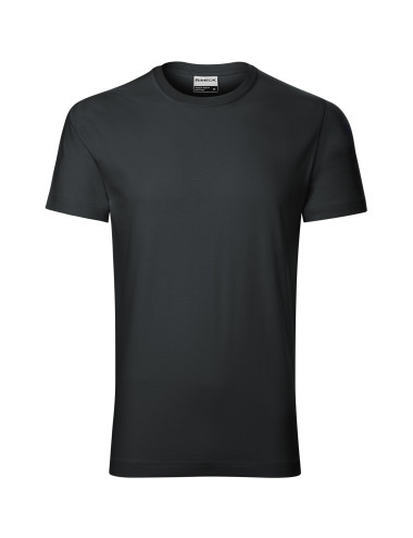 Adler RIMECK Herren T-Shirt Resist R01 Ebenholzgraue Kleidung für Logo-Stickerei