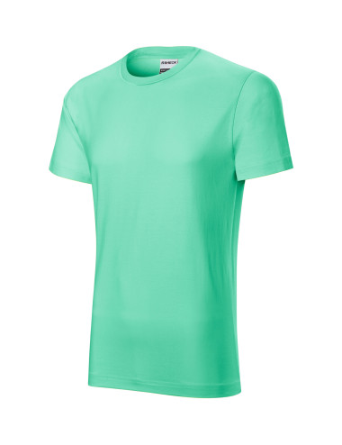 Adler RIMECK Men`s T-shirt Resist R01 mint computerized logo embroidery