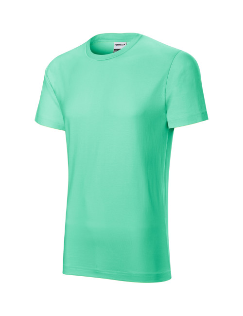 Adler RIMECK Men`s T-shirt Resist R01 mint computerized logo embroidery