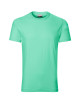 Adler RIMECK Men`s T-shirt Resist R01 mint computerized logo embroidery