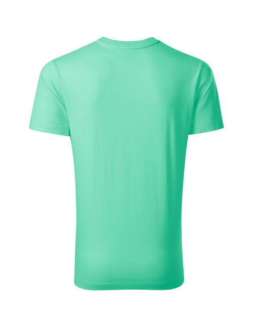 Adler RIMECK Men`s T-shirt Resist R01 mint computerized logo embroidery