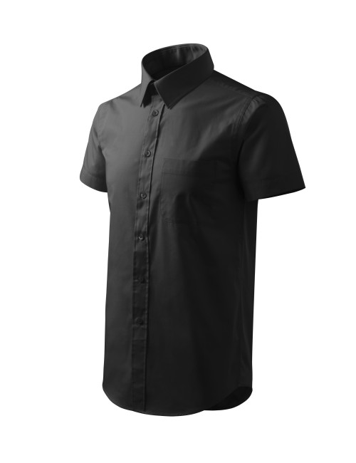 Herrenhemd chic 207 schwarz Adler Malfini