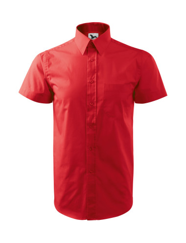 Herrenhemd chic 207 rot Adler Malfini