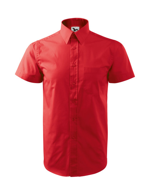 Herrenhemd chic 207 rot Adler Malfini