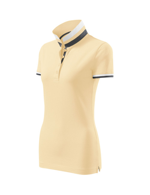 Women`s collar up 257 bourbon vanilla polo shirt Adler Malfinipremium