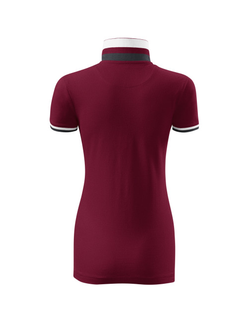 Damen-Poloshirt mit Kragen 257 Granat Adler Malfinipremium