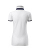 Koszulka polo damska Adler Collar Up 257 biały - P&M