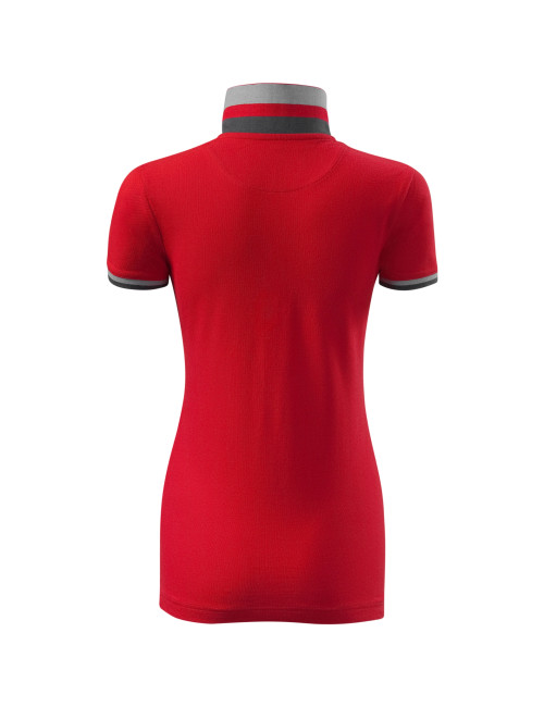 Collar up 257 women`s polo shirt formula red Adler Malfinipremium