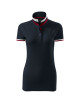 Damen-Poloshirt mit Stehkragen 257 Dunkelblau Adler Malfinipremium