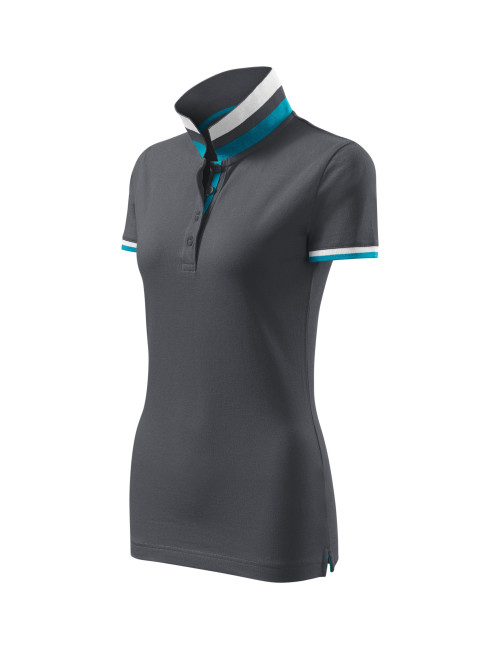 Damen Poloshirt Kragen bis 257 hellanthrazit Adler Malfinipremium