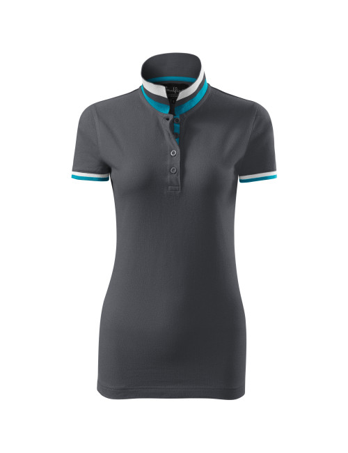 Damen Poloshirt Kragen bis 257 hellanthrazit Adler Malfinipremium