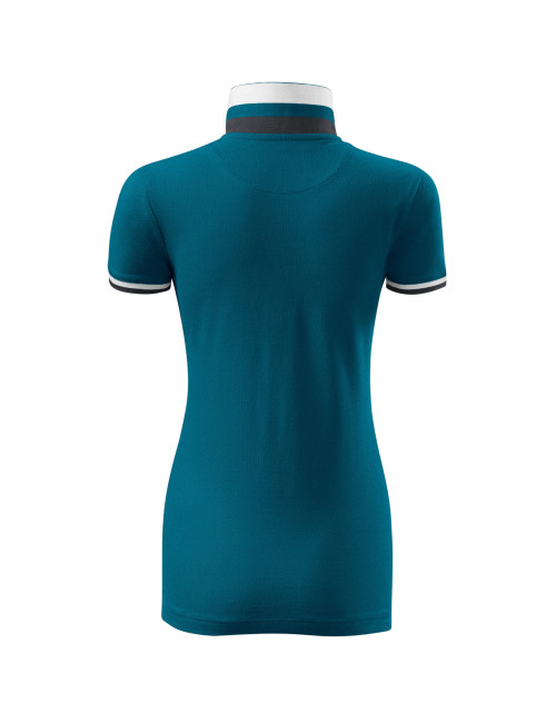 Damen-Poloshirt mit Kragen 257 Petrolblau Adler Malfinipremium