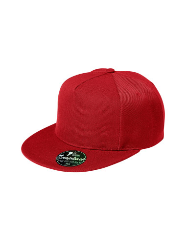 Czapka z daszkiem Adler Malfini Rap 5P 301 czerwona - idealna do haft