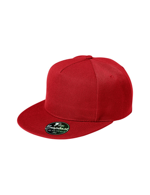 Czapka z daszkiem Adler Malfini Rap 5P 301 czerwona - idealna do haft