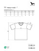 Unisex-T-Shirt mit schwerem V-Ausschnitt 111 dunkelgrau meliert Adler Malfini