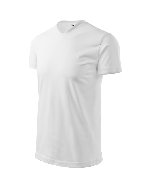 Unisex T-Shirt Adler Malfini Heavy V-neck Weiß