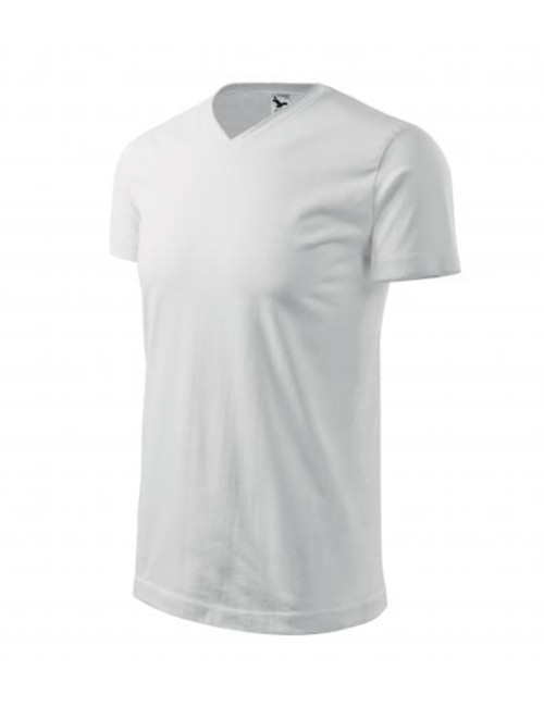 Unisex T-Shirt Adler Malfini Heavy V-neck Weiß
