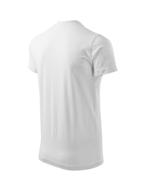 Unisex T-Shirt Adler Malfini Heavy V-neck Weiß