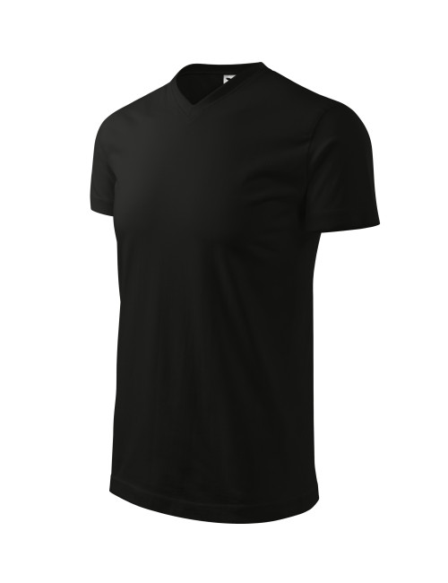 Unisex-T-Shirt mit schwerem V-Ausschnitt 111 schwarz Adler Malfini