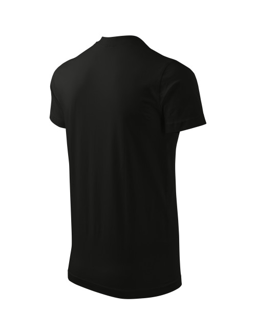 Unisex-T-Shirt mit schwerem V-Ausschnitt 111 schwarz Adler Malfini