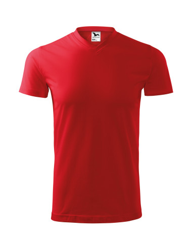 Unisex heavy v-neck t-shirt 111 red Adler Malfini