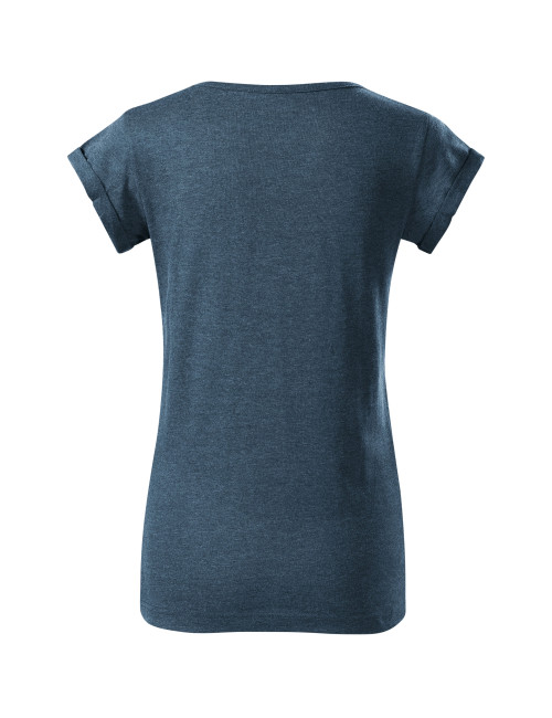 Women`s t-shirt fusion 164 dark denim melange Adler Malfini