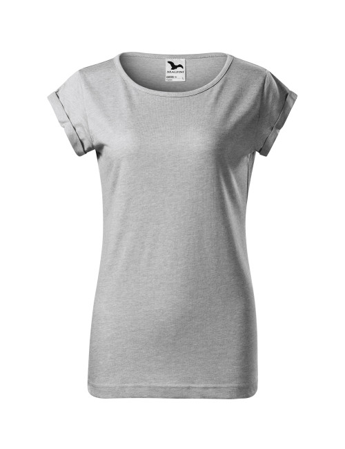 Women`s t-shirt fusion 164 silver melange Adler Malfini