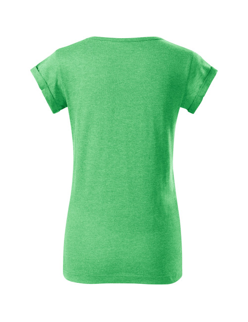 Damen-Fusion-T-Shirt 164 grün meliert Adler Malfini