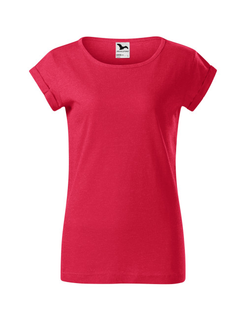 Damen-Fusion-T-Shirt 164 rot meliert Adler Malfini