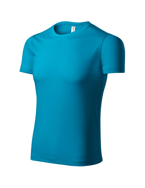 Unisex t-shirt pixel p81 turquoise Adler Piccolio