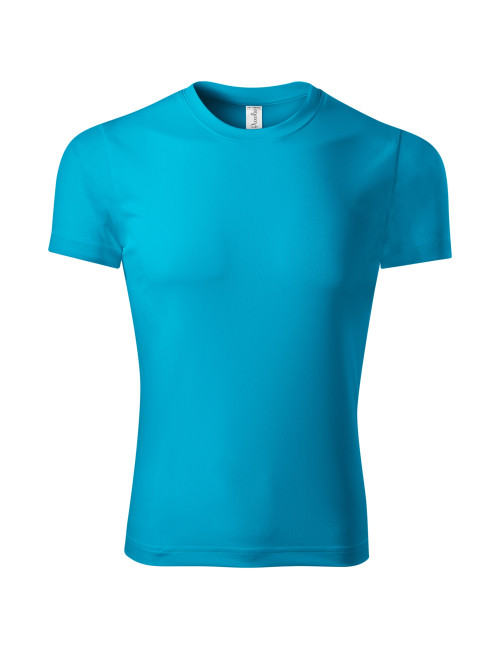 Unisex-T-Shirt Pixel P81 Türkis Adler Piccolio